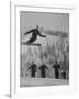 Olympic Hopeful, Bud Werner, Jumping Slope, at Sun Valley Training Camp-null-Framed Premium Photographic Print