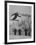 Olympic Hopeful, Bud Werner, Jumping Slope, at Sun Valley Training Camp-null-Framed Premium Photographic Print