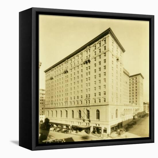 Olympic Hotel, Seattle, 1925-Asahel Curtis-Framed Stretched Canvas