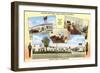 Olympic Motel, Santa Monica, California-null-Framed Art Print