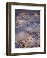 Olympic Mountain Range, Olympic National Park, UNESCO World Heritage Site, Washington State, USA-Colin Brynn-Framed Photographic Print