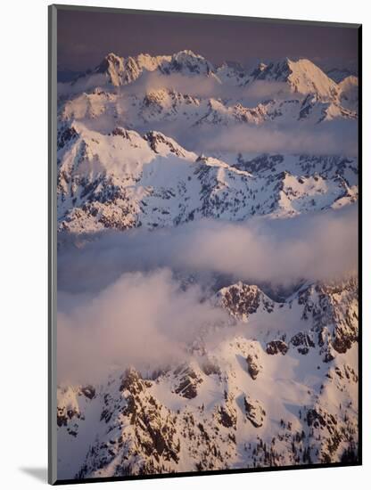 Olympic Mountain Range, Olympic National Park, UNESCO World Heritage Site, Washington State, USA-Colin Brynn-Mounted Photographic Print