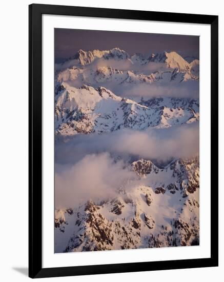 Olympic Mountain Range, Olympic National Park, UNESCO World Heritage Site, Washington State, USA-Colin Brynn-Framed Photographic Print