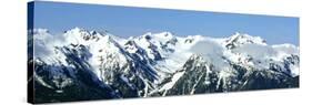 Olympic Mountain Skyline-Douglas Taylor-Stretched Canvas