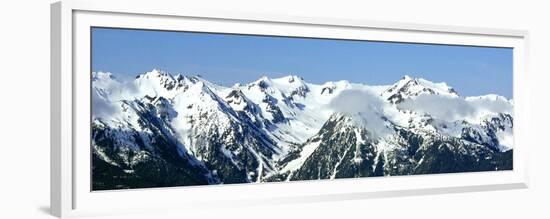 Olympic Mountain Skyline-Douglas Taylor-Framed Premium Giclee Print