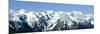 Olympic Mountain Skyline-Douglas Taylor-Mounted Premium Giclee Print