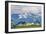 Olympic National Park - Deer and Hurricane Ridge-Lantern Press-Framed Art Print