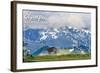 Olympic National Park - Deer and Hurricane Ridge-Lantern Press-Framed Art Print