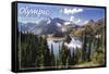 Olympic National Park - Hart Lake-Lantern Press-Framed Stretched Canvas