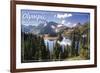 Olympic National Park - Hart Lake-Lantern Press-Framed Premium Giclee Print