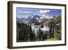 Olympic National Park - Hart Lake-Lantern Press-Framed Art Print