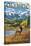Olympic National Park - Hurricane Ridge-Lantern Press-Stretched Canvas