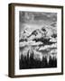 Olympic National Park, Mount Carrie and Carrie Glacier Through the Clouds from Hurricane Ridge-Ann Collins-Framed Photographic Print