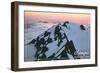 Olympic National Park - Mount Olympus at Sunrise-Lantern Press-Framed Art Print