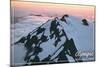 Olympic National Park - Mount Olympus at Sunrise-Lantern Press-Mounted Art Print