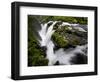 Olympic National Park, Wa: Water Flowing over Rocks Creating the Sol Duc Falls.-Brad Beck-Framed Photographic Print