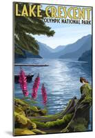 Olympic National Park, Washington - Lake Crescent-null-Mounted Poster