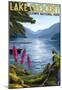 Olympic National Park, Washington - Lake Crescent-null-Mounted Poster