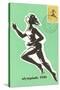 Olympic Runner, 1956-null-Stretched Canvas