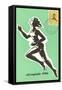 Olympic Runner, 1956-null-Framed Stretched Canvas