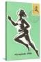 Olympic Runner, 1956-null-Stretched Canvas