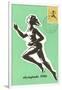 Olympic Runner, 1956-null-Framed Premium Giclee Print