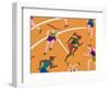 Olympic Runners, 2023 (Photoshop)-Loudware Loudware-Framed Giclee Print