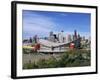 Olympic Saddledome and Skyline, Calgary, Alberta, Canada, North America-Hans Peter Merten-Framed Photographic Print