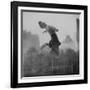 Olympic Skater Carol Heiss Performing on Ice Outdoors at Wollman Memorial Rink in Central Park-Ralph Morse-Framed Premium Photographic Print