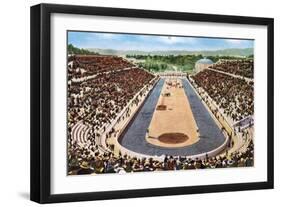 Olympic Stadium, Athens, 1906-null-Framed Giclee Print