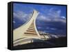 Olympic Stadium, Montreal, Quebec, Canada-Walter Bibikow-Framed Stretched Canvas