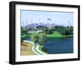 Olympic Stadium of the 1972 Olympics, Olympic Park, Munich, Germany-Adam Jones-Framed Premium Photographic Print