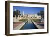 Olympic stadium on Montjuic in Barcelona, Catalonia, Spain-null-Framed Art Print