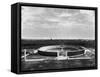 Olympic Stadium with Berlin in the Background-null-Framed Stretched Canvas