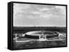 Olympic Stadium with Berlin in the Background-null-Framed Stretched Canvas