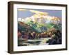 Olympic Sunrise-Max Hayslette-Framed Giclee Print