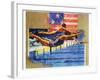 Olympic Swimmers-Michael Dudash-Framed Art Print
