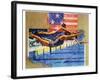 Olympic Swimmers-Michael Dudash-Framed Art Print