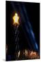 Olympic torch at night during the 2002 Winter Olympics, Salt Lake City, UT-null-Mounted Premium Photographic Print