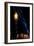 Olympic torch at night during the 2002 Winter Olympics, Salt Lake City, UT-null-Framed Photographic Print