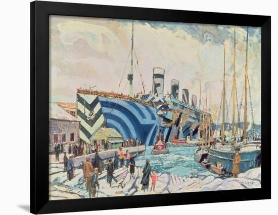 'Olympic' with Returned Soldiers 1919-Arthur Lismer-Framed Giclee Print