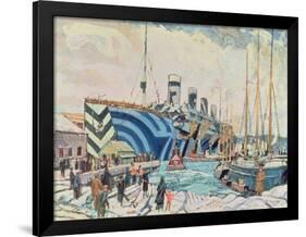 'Olympic' with Returned Soldiers 1919-Arthur Lismer-Framed Giclee Print