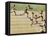 Olympics, 1932, Men 100M-null-Framed Stretched Canvas