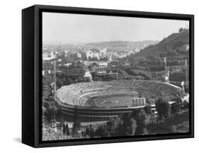 Olympics Opening Ceremony in Stadium-null-Framed Stretched Canvas