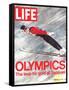 Olympics, Ski Jumper Yukio Kasaya, February 18, 1972-John Dominis-Framed Stretched Canvas