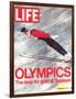 Olympics, Ski Jumper Yukio Kasaya, February 18, 1972-John Dominis-Framed Photographic Print