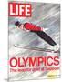 Olympics, Ski Jumper Yukio Kasaya, February 18, 1972-John Dominis-Mounted Photographic Print