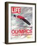 Olympics, Ski Jumper Yukio Kasaya, February 18, 1972-John Dominis-Framed Photographic Print