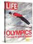 Olympics, Ski Jumper Yukio Kasaya, February 18, 1972-John Dominis-Stretched Canvas