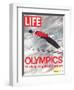 Olympics, Ski Jumper Yukio Kasaya, February 18, 1972-John Dominis-Framed Photographic Print